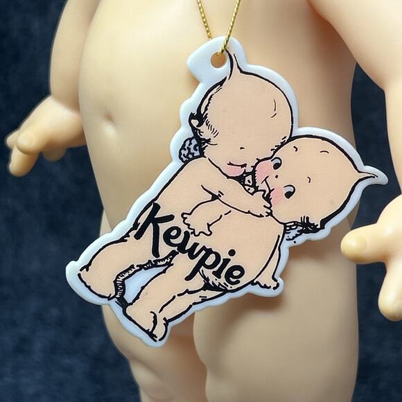Vtg Jesco 1987 Kewpie Rubber Face Doll 11 Inch Collectible Hard Plastic Hang Tag - Picture 7 of 12